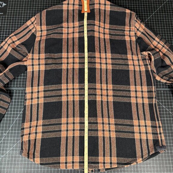 Indi + Ash LS Ames Workshirt - Iron Big Plaid - Size 4 Large - Picture 12 of 14